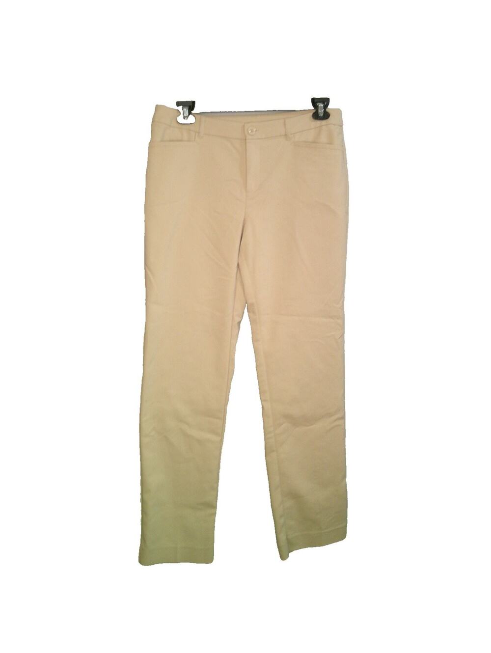 Christopher & Banks Women's 10 Long Beige Dress Pants Trousers Slacks